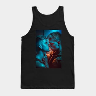 Gay Cyberpunk Romance Tank Top